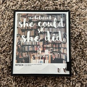 Unopened, never worn sterling silver jewelry set🤍